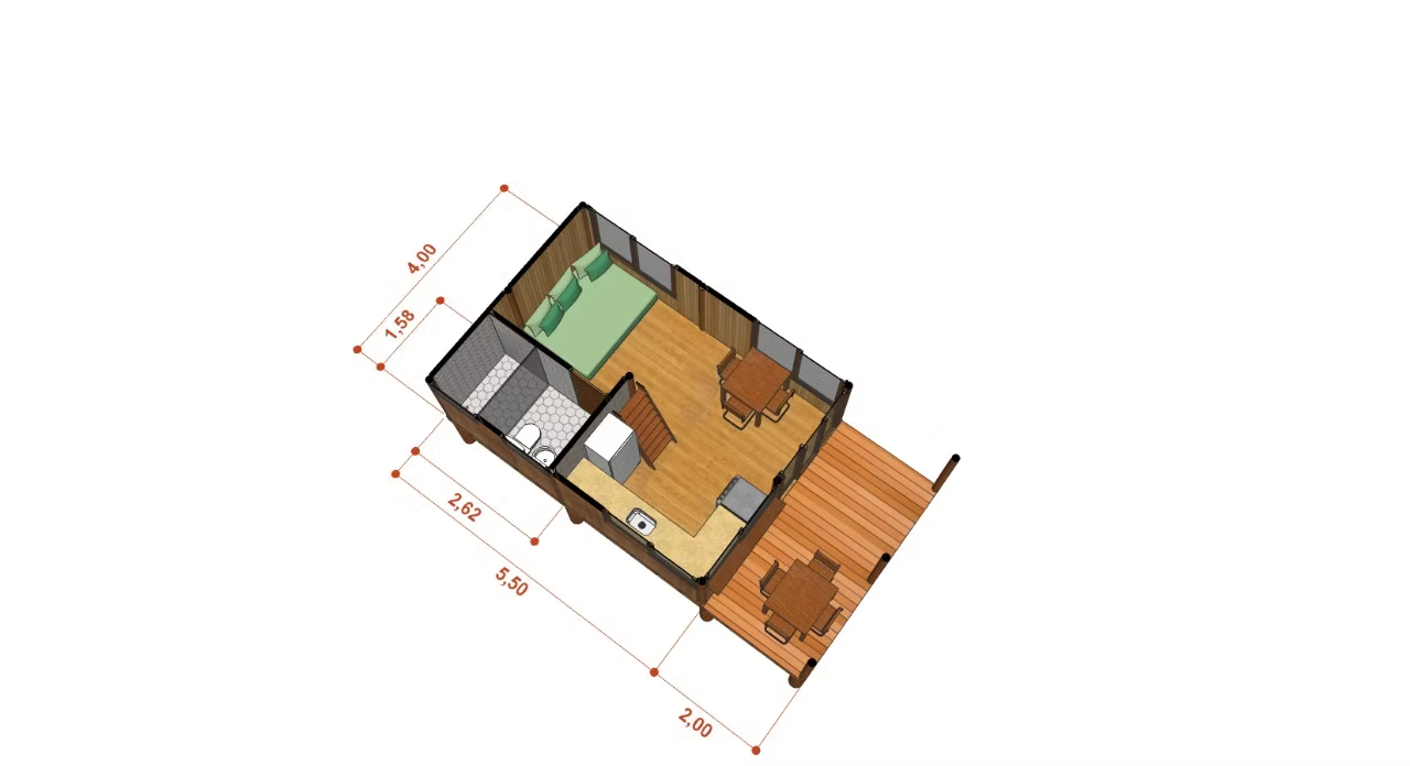 Modular 40 m²