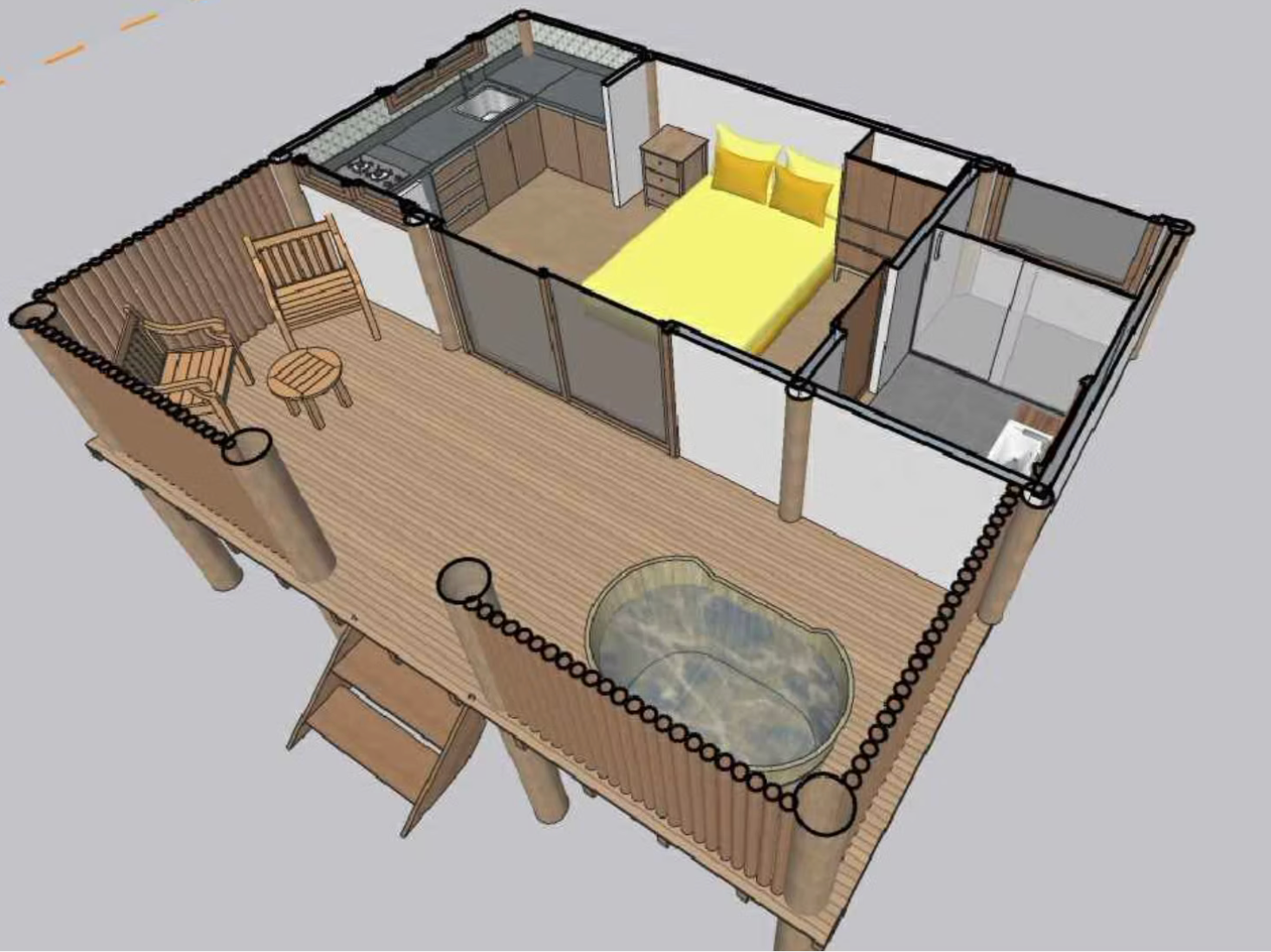 Loft 18 m²